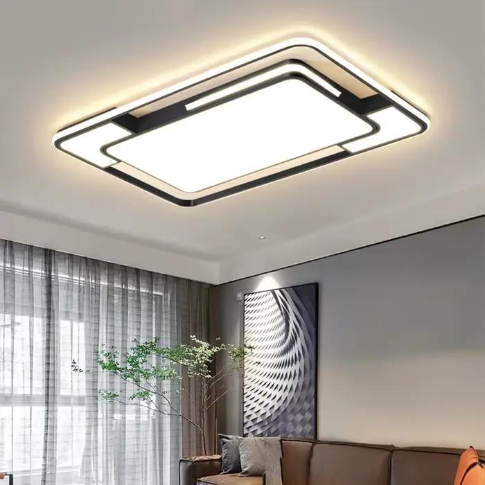 Salon LED plafonnier moderne Simple chambre salle à manger lumière nordique Lustre décoration de la maison éclairage