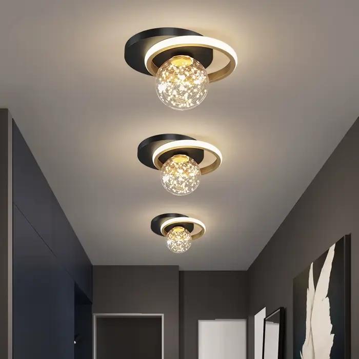 2023 Nouveau Plafonnier Allée Décor À La Maison Salon Table À Manger Chambre Placard Vestiaire Couloir Moderne Petit