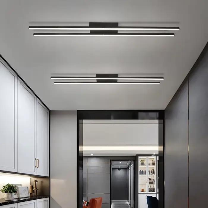 Plafonnier pour salon décor à la maison éclairage chambre LED plafond lustre lumière moderne Restaurant 3 couleurs