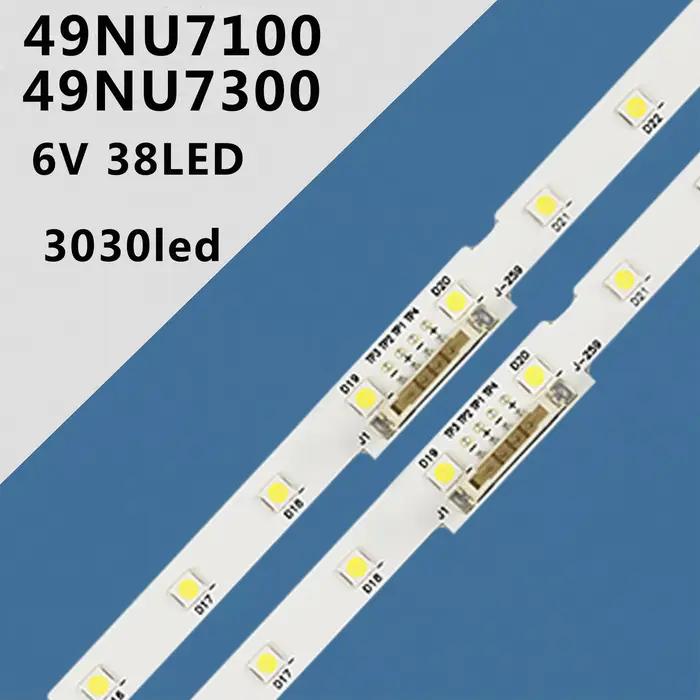 Pour Samsung 49 "TV LED bande UE49NU7305K UE49NU7305 UE49NU7302K UE49NU7302 UE49NU7300W UE49NU7300K UE49NU7179U UE49NU7120U