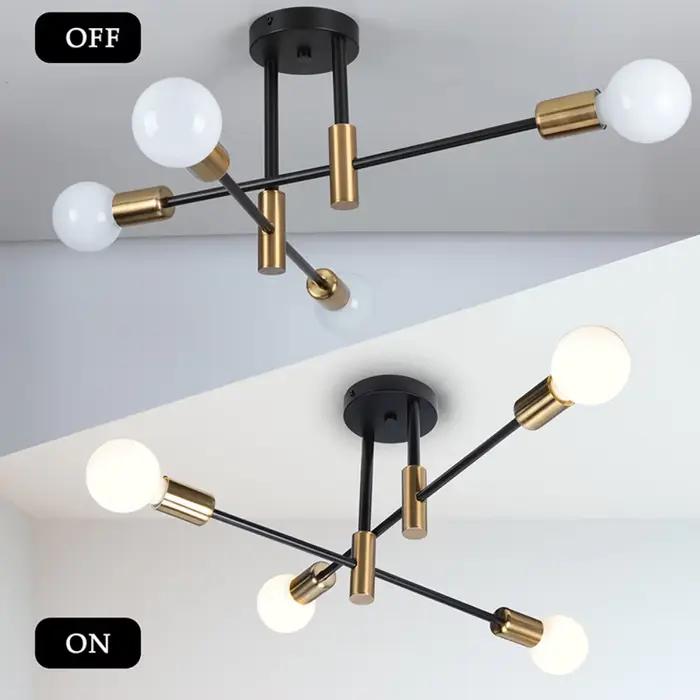 Plafonnier LED suspendu au design rétro