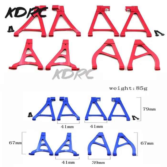 Jeu de bras de Suspension inférieur supérieur avant et arrière en métal 7131 7132R pour 1/16 Traxxas Summit e-revo VXL RC, pièces de mise à niveau de voiture, accessoires