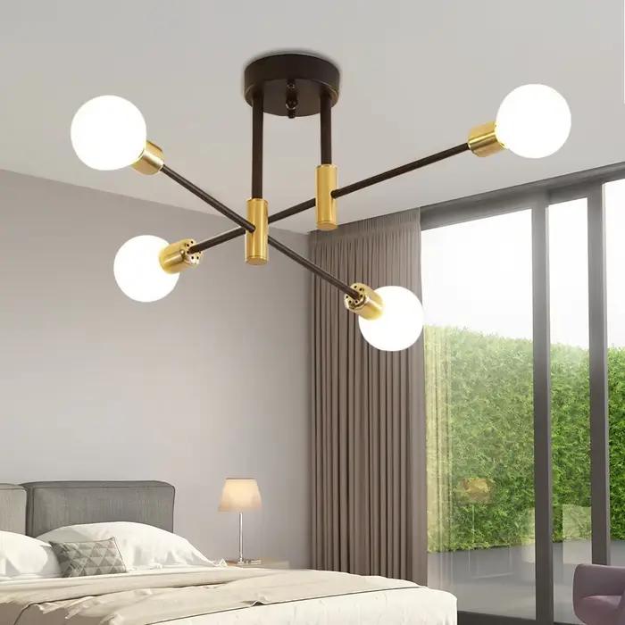 Plafonnier LED suspendu au design rétro