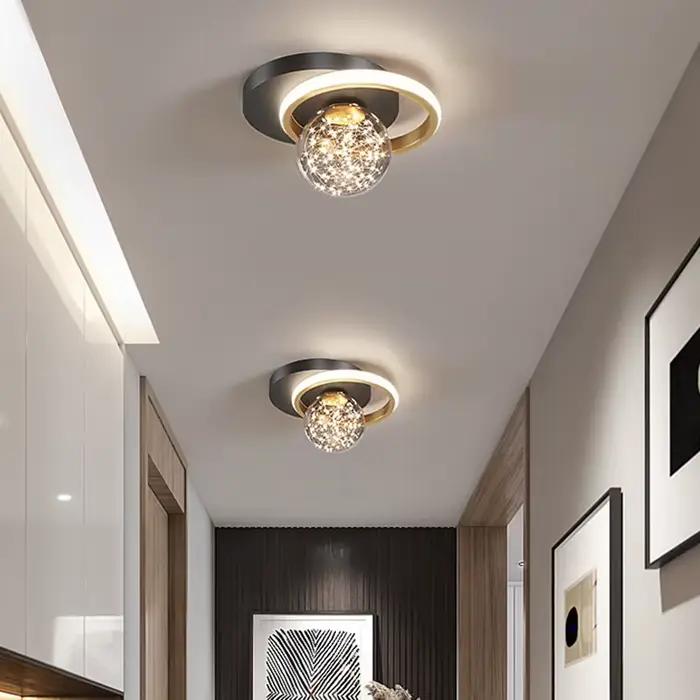 2023 Nouveau Plafonnier Allée Décor À La Maison Salon Table À Manger Chambre Placard Vestiaire Couloir Moderne Petit