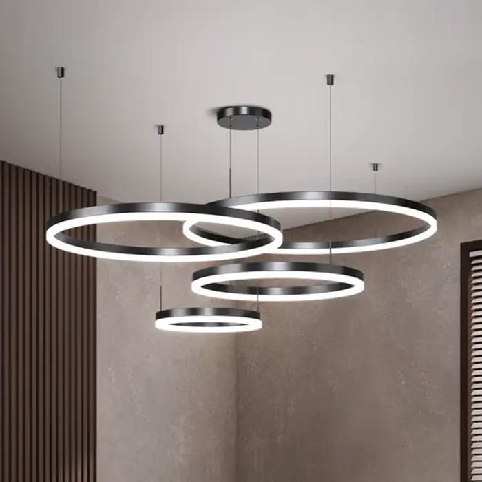 Chambre moderne décorative salle à manger led plafonniers lampes suspendues éclairage intérieur éclairage intérieur plafonnier lustre
