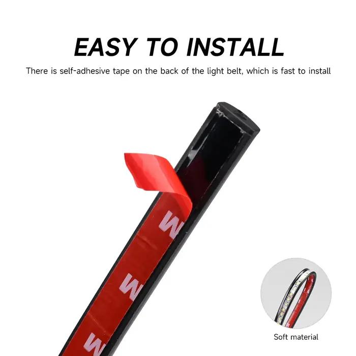 Éclairage LED sous le capot de voiture 2 en 1, 12V, universel, étanche, bande de lumière blanche Super brillante, Kit d'inspection de travail, convient à tout véhicule