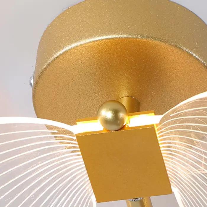 Papillon mur LED lampe éclairage intérieur maison chambre Table de chevet salon décoration nordique