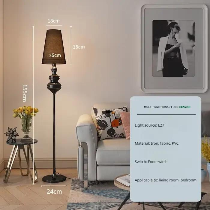 SANDYHA moderne nordique design lampadaires de luxe néoclassique éclairage LED pour chambre salon décor à la maison élégant debout