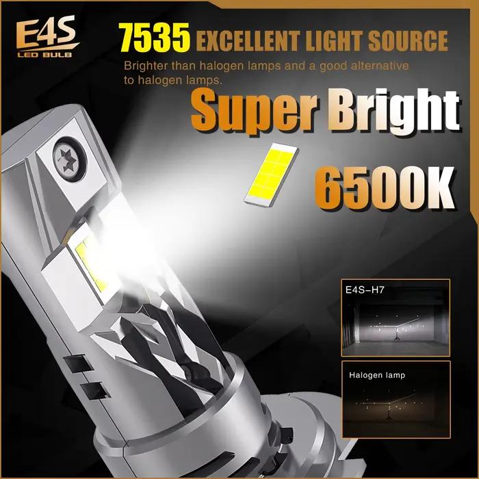 Ampoules de voiture à diode pour Hyundai, Canbus, No Brave Sauna Light, H7 LED, 12V, 55W, I30, Fête 35, i20, i40, i10, Getz, 4.3 Son, Accent, Creta Soladditif
