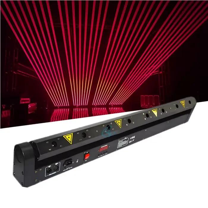 Lampe laser Chang Stage, barre laser rouge à 8 yeux, lumière principale mobile pour boîte de nuit, spectacle, fête, KTV, 500Mw