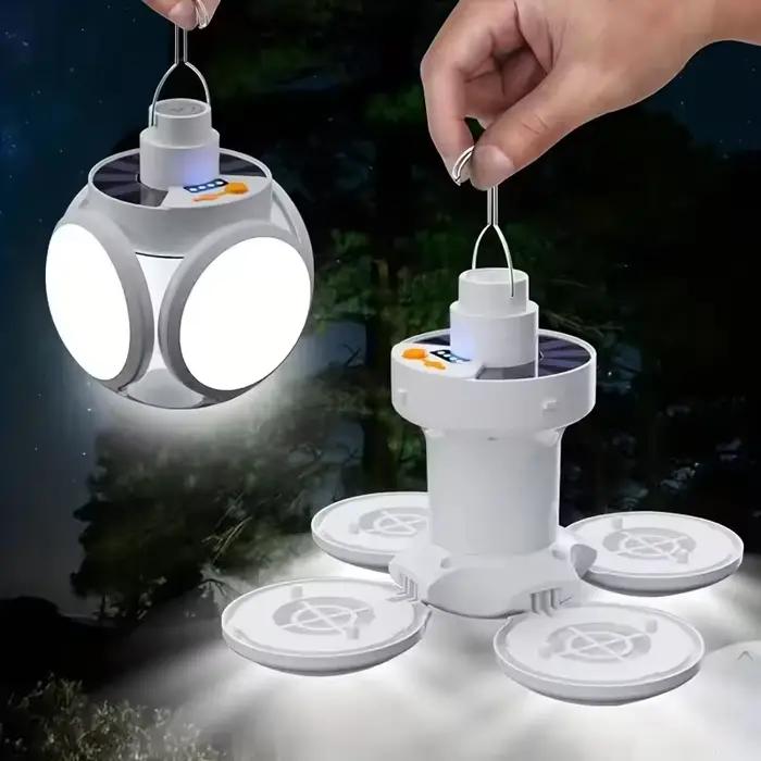 Lampes de poche pliables et puissantes, rechargeables, lanterne solaire Lumintop, lampe Portable pour l'extérieur, la pêche et le Camping