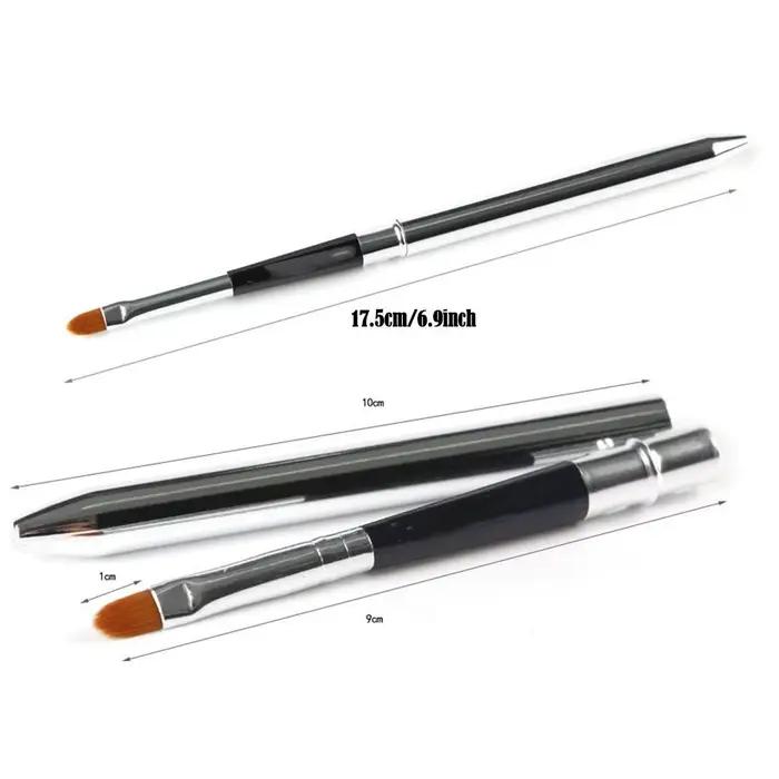 Pinceau de maquillage portable avec capuchon de protection, stylo à lèvres, manche en métal, brillant à lèvres cosmétique, rouge à lèvres Jules Gloss, or, argent