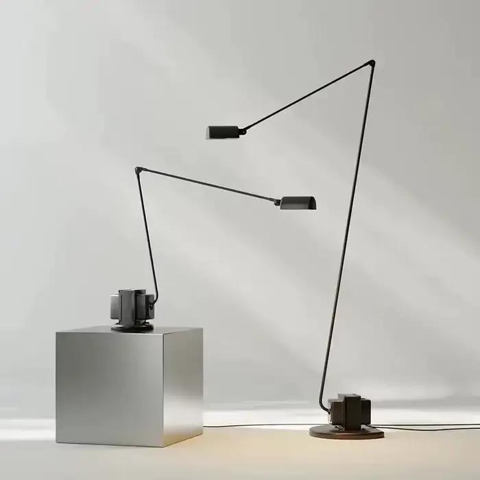 Lampadaire Design italien moderne Style rétro Simple salon étude bras oscillant réglable lampe de Table de lecture