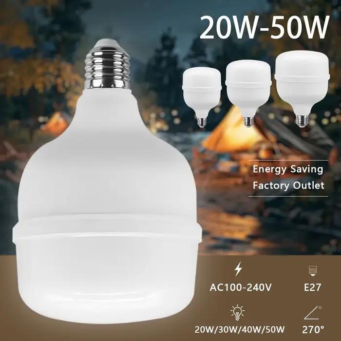 Ampoule LED super lumineuse 50W 5000lm, 1 à 5 pièces, AC 110V 220V E27, lampe LED, éclairage pour la maison, le salon