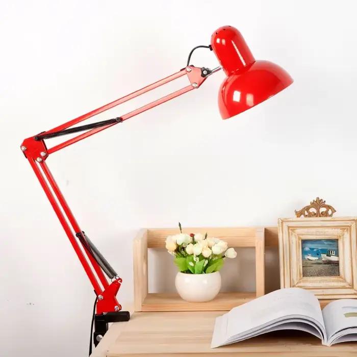 Lampe de lecture pour la protection des yeux, petite lampe pliable télescopique à clipser, veilleuse pour chambre, bureau, salle d'étude, lampe de bureau