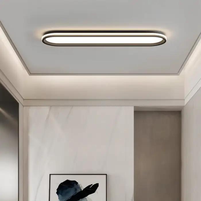 Lampes d'allée de couloir LED plafonniers blanc jaune