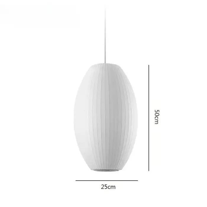 Lampes d'éclairage de chambre à coucher modernes lustre de plafond peint en fer avec jet de soie d'imitation E27 décoration de la maison à large tension