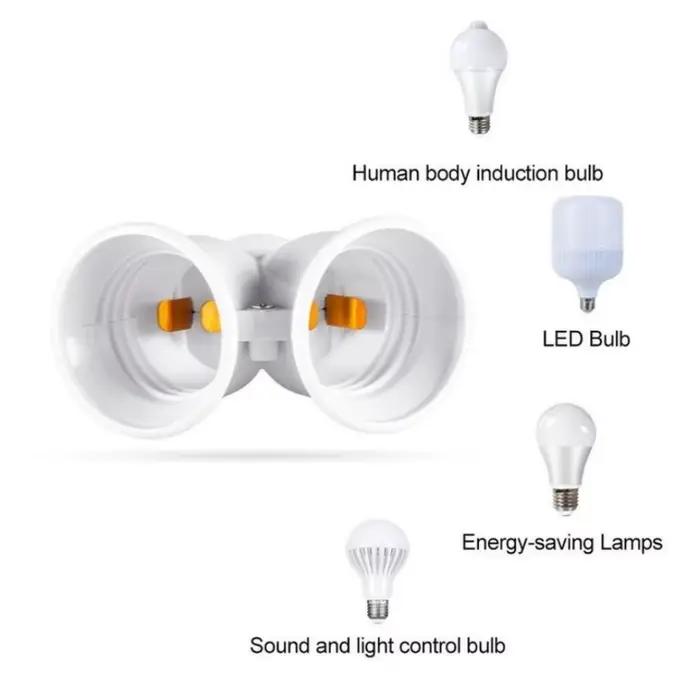 Support de lumière de base LED, haute qualité, adaptateur de douille d'ampoule, répartiteur de lampe, douille pour éclairage convaincu