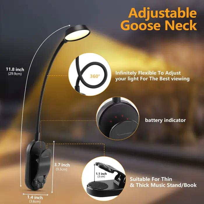 Lampe de bureau LED sans fil à intensité variable