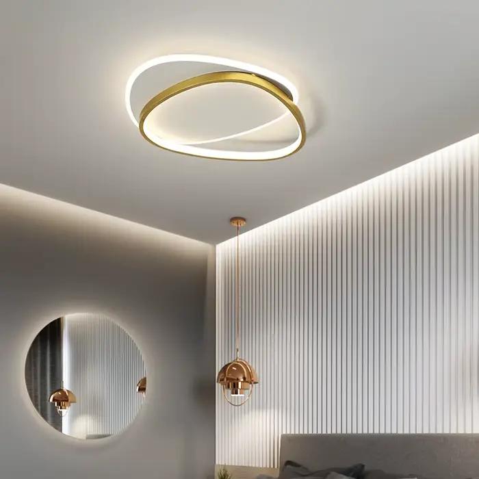 Designer créatif LED plafonnier Lustre décor à la maison chambre lampe nordique moderne télécommande salon plafond suspension