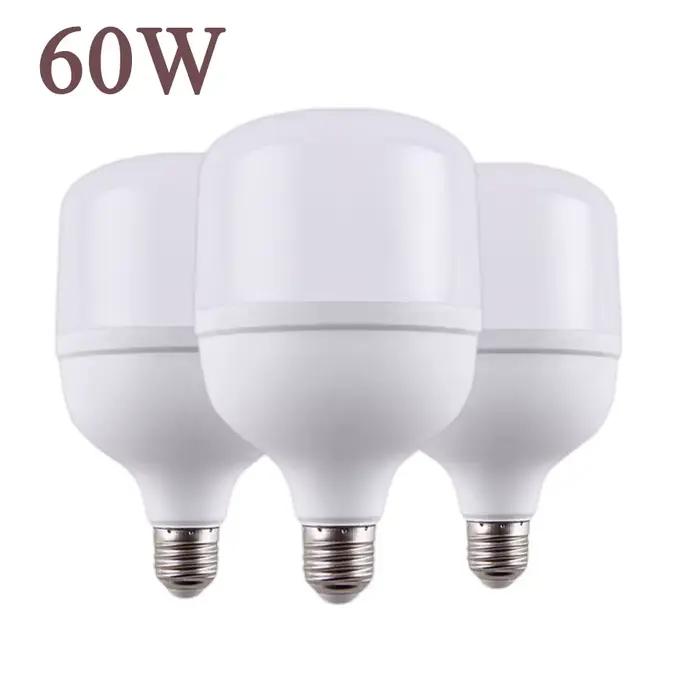 Ampoules LED haute puissance 60W E27, 20W 30W 40W 50W, économie d'énergie, lampe Super brillante, éclairage intérieur pour salon, chambre à coucher, bureau