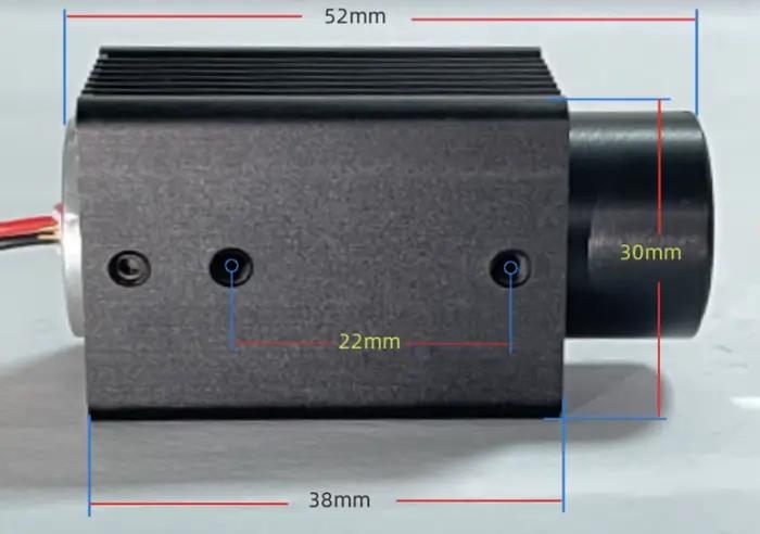 Faisceau grossier 638nm 200mw/300mw/500mW Laser rouge huit yeux secouer la tête lampe de scène tête Laser faisceau grossier