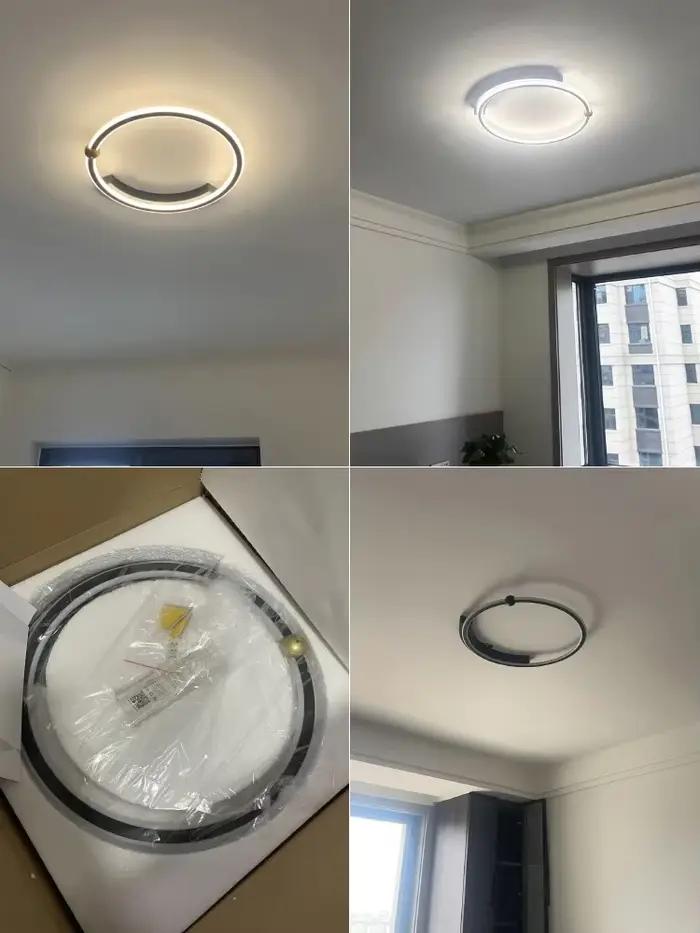 Plafonnier Led moderne Simple créatif nordique chambre lampes