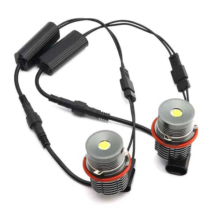 Pour BMW E39 E81 E82 E87 E88 X5 E53 E60 E61 E63 E64 X3 E83 100w LED Angel Eyes anneau lumineux phare Canbus
