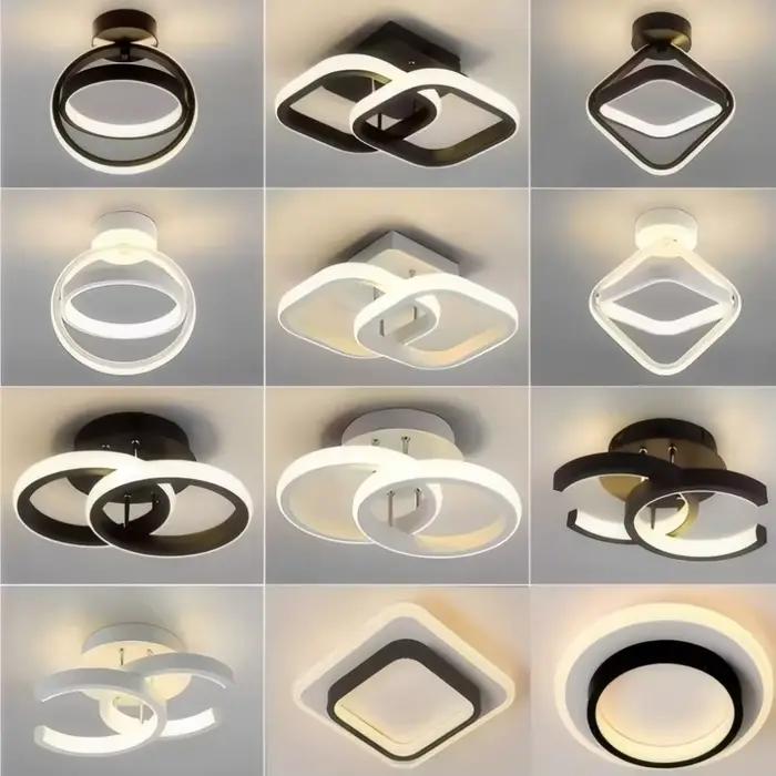 Plafonniers d'allée LED modernes Nodic éclairage domestique LED monté en Surface pour chambre salon couloir lumière