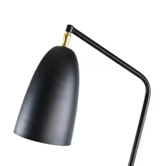 Danemark Designer Grasshopper noir blanc lampadaires pour salon Studio trépied Lambader lampe sur pied support lumière