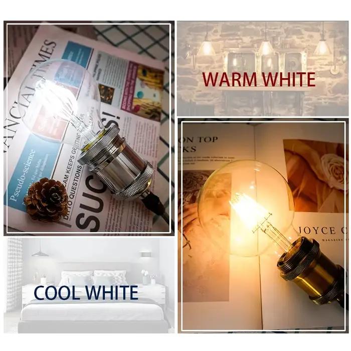 Ampoule LED lampes 220V E27 E14 2W 4W 6W 8W Led rétro Edison Filament lumière C35 A60 G95 Lampada Bombilla salon maison Luminair