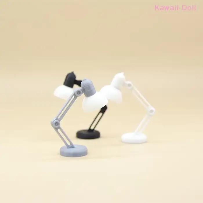 [DO] 1 pièce, lampe de bureau miniature pour maison de poupée 1/12, lampe de chevet, modèle de lampe de table de simulation pour la maison, décoration de meubles [DO]