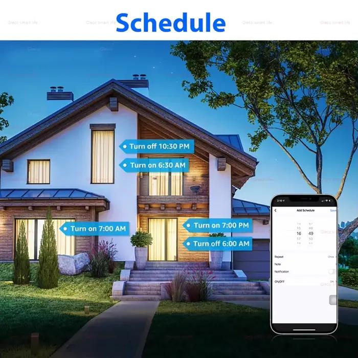 Tuya – ampoule LED WiFi intelligente E27, 15/20/220V 110V, Compatible avec Alexa, lampe RGBCW pour Smart Life, Assistant Google, décoration d'intérieur