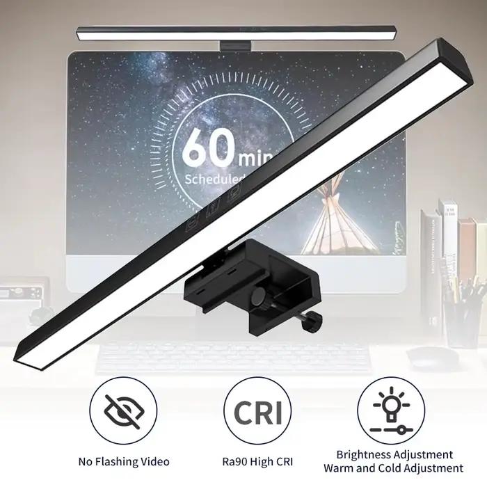 LED lampe de bureau moniteur barre lumineuse PC ordinateur écran réglable lumière 33 cm 50 cm