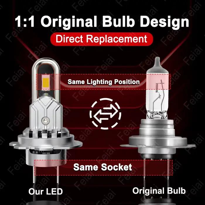 Ampoules de phares LED pour Honda Civic 10, accessoires tuning 2015 2016 2017 2018 2019 2020 2021 2022 Civic 10ème génération