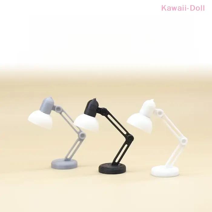 [DO] 1 pièce, lampe de bureau miniature pour maison de poupée 1/12, lampe de chevet, modèle de lampe de table de simulation pour la maison, décoration de meubles [DO]
