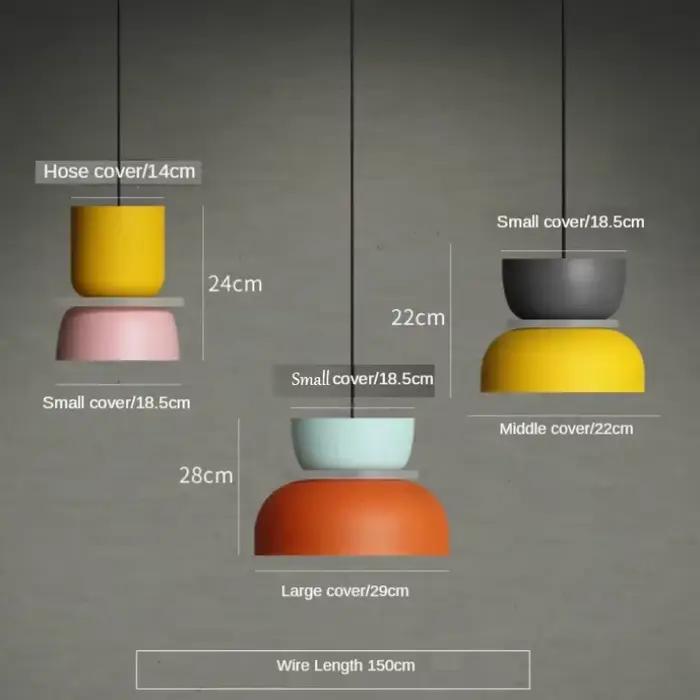 Lampe suspendue Macaron moderne