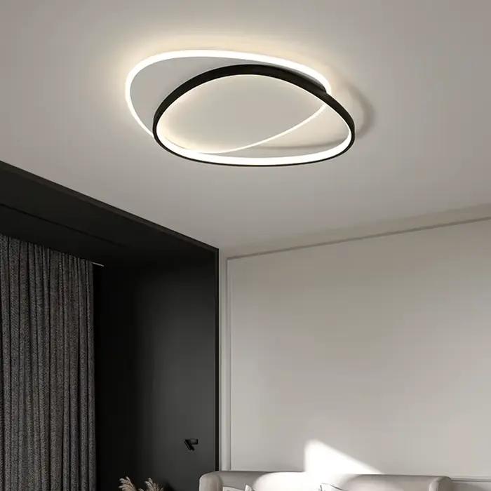 Designer créatif LED plafonnier Lustre décor à la maison chambre lampe nordique moderne télécommande salon plafond suspension