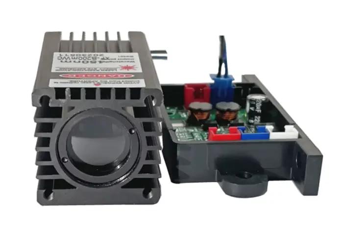 Faisceau grossier 638nm 200mw/300mw/500mW Laser rouge huit yeux secouer la tête lampe de scène tête Laser faisceau grossier