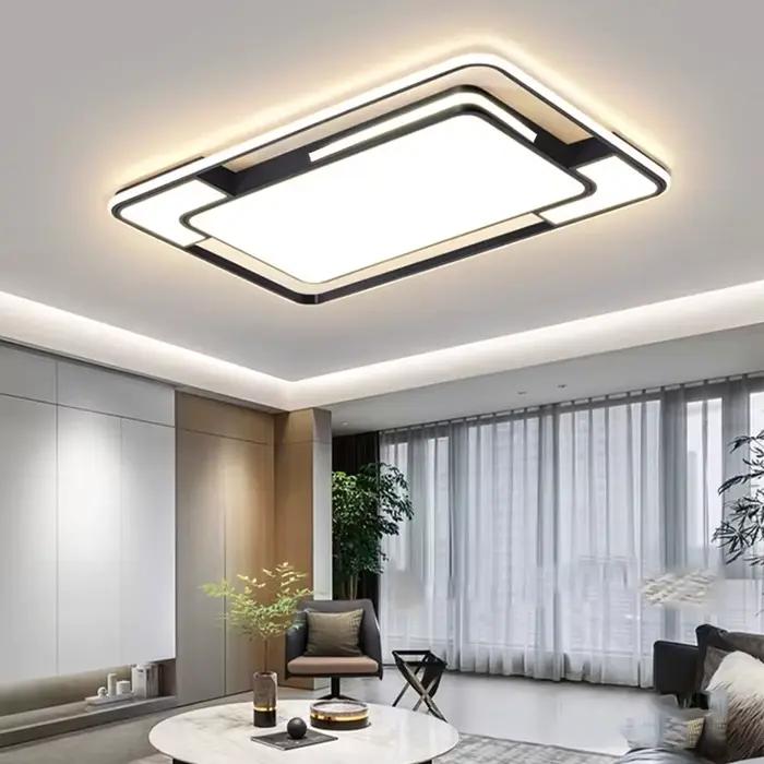 Salon LED plafonnier moderne Simple chambre salle à manger lumière nordique Lustre décoration de la maison éclairage