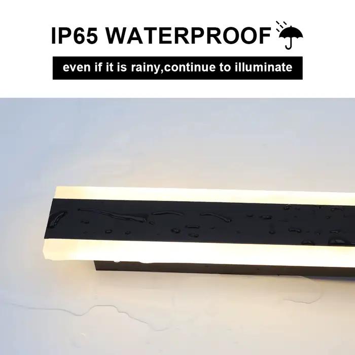 Applique murale LED extérieure étanche IP65 lampes murales longues LED éclairage de jardin Villa porche lumière décoration extérieure éclairage
