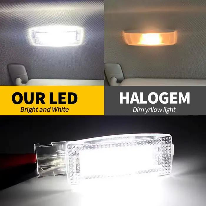 2/10PCS OEM #   Ampoule LED pour voiture 1K094710971N pour VW Golf 4 5 6 7 Passat B5 B6 B7, éclairage intérieur, pare-soleil, miroir de courtoisie pour Volkswagen