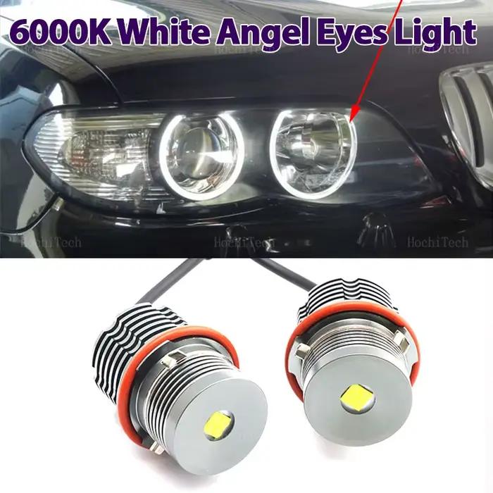 Pour BMW E39 E81 E82 E87 E88 X5 E53 E60 E61 E63 E64 X3 E83 100w LED Angel Eyes anneau lumineux phare Canbus