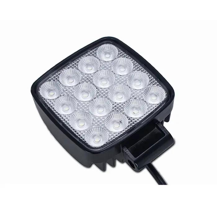Lampe de travail pour pelle, 2 pièces, phare 12V-80V 48W pour tracteur Loarder, chariot élévateur, lampe auxiliaire
