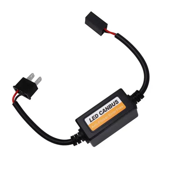 Ampoules de harnais étanches, décodeur de résistance d'avertissement Anti-scintillement, adaptateur de décodeur H7, annuleur d'erreur, décodeur de phare LED H7
