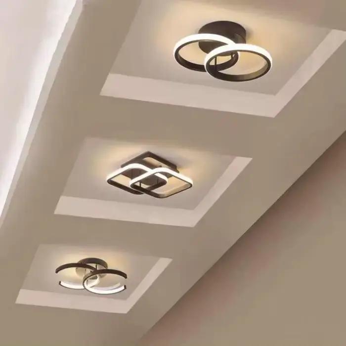 Plafonniers d'allée LED modernes Nodic éclairage domestique LED monté en Surface pour chambre salon couloir lumière