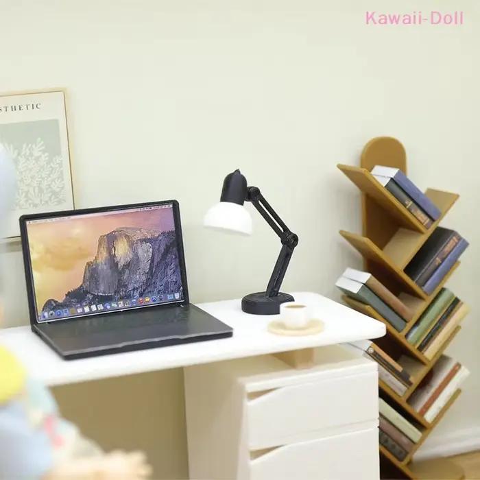 [DO] 1 pièce, lampe de bureau miniature pour maison de poupée 1/12, lampe de chevet, modèle de lampe de table de simulation pour la maison, décoration de meubles [DO]