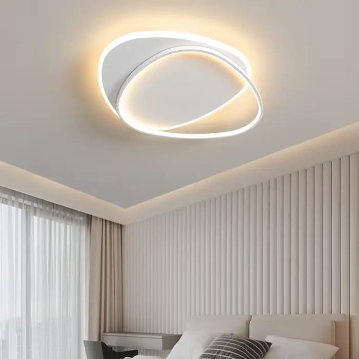 Designer créatif LED plafonnier Lustre décor à la maison chambre lampe nordique moderne télécommande salon plafond suspension