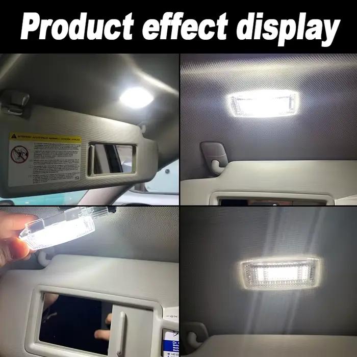 2/10PCS OEM #   Ampoule LED pour voiture 1K094710971N pour VW Golf 4 5 6 7 Passat B5 B6 B7, éclairage intérieur, pare-soleil, miroir de courtoisie pour Volkswagen