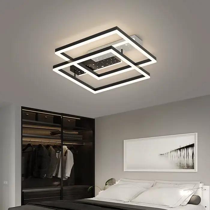 Lustres modernes pour salon chambre éclairage intérieur Intelligent LED monté au plafond décoration maison luminaire suspendu